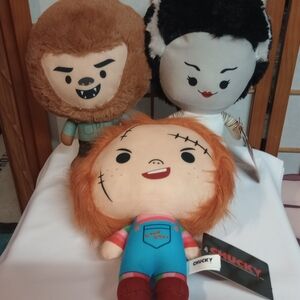 Set of 3 - Plush Universal Studios Monsters